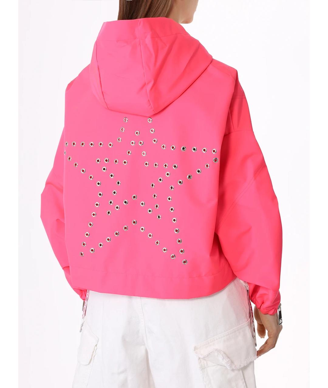 KHRISJOY Розовая полиэстеровая куртка, фото 3