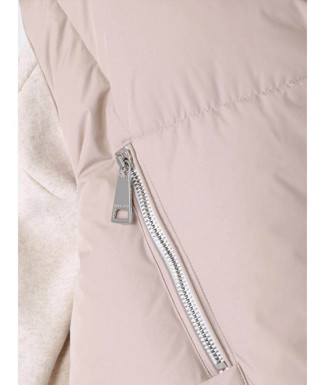 KHRISJOY Бежевый полиэстеровый жилет, фото 5