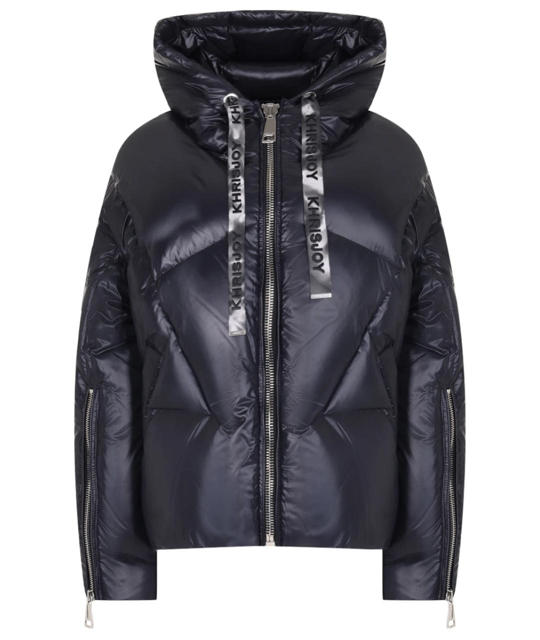 KHRISJOY Черный полиэстеровый пуховик, фото 1