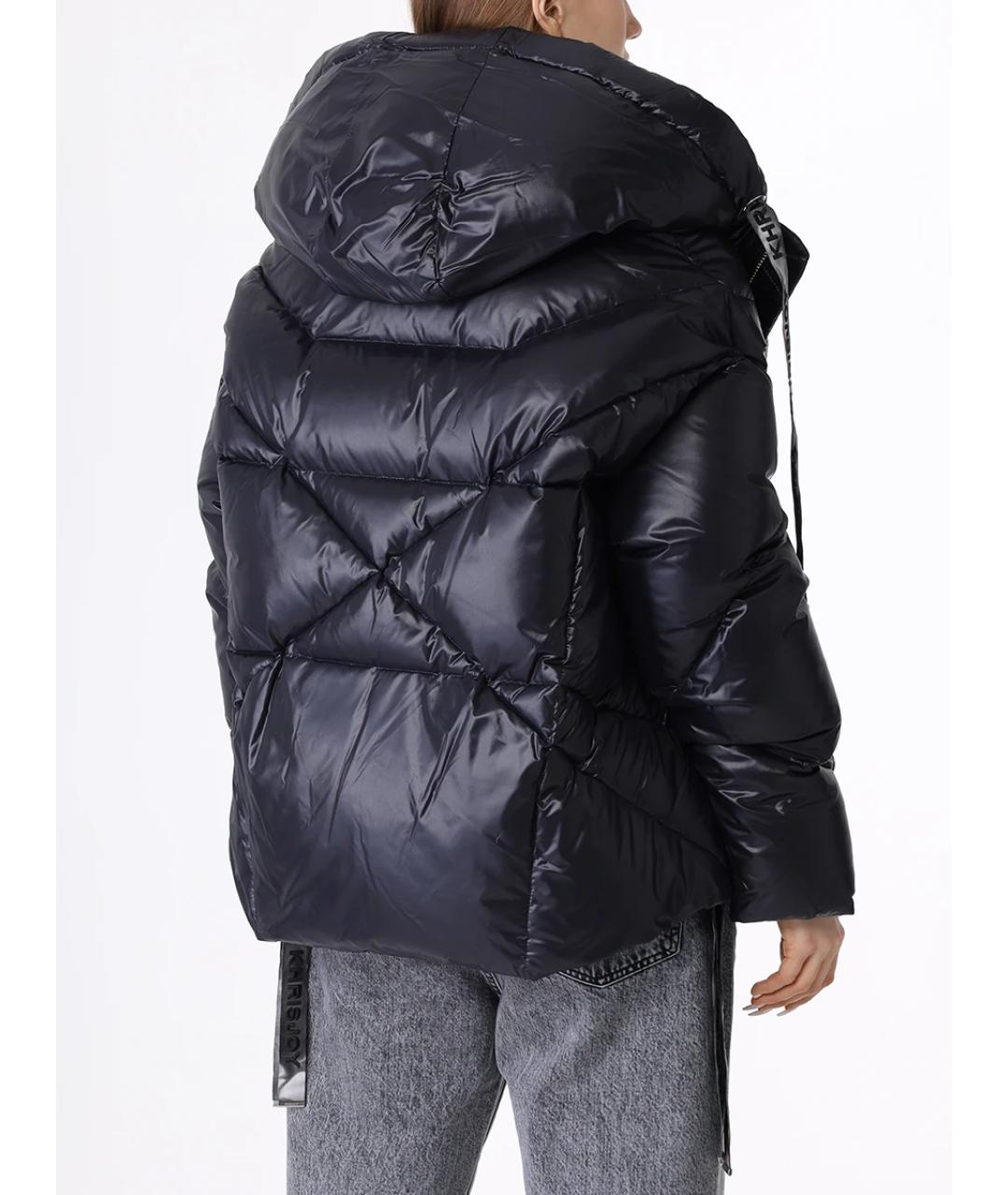 KHRISJOY Черный полиэстеровый пуховик, фото 3