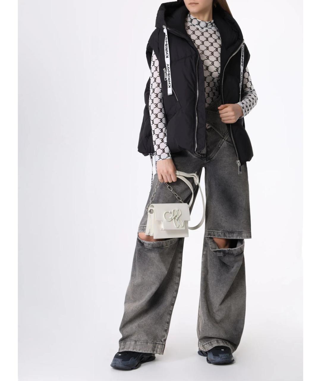 KHRISJOY Черный полиэстеровый жилет, фото 2