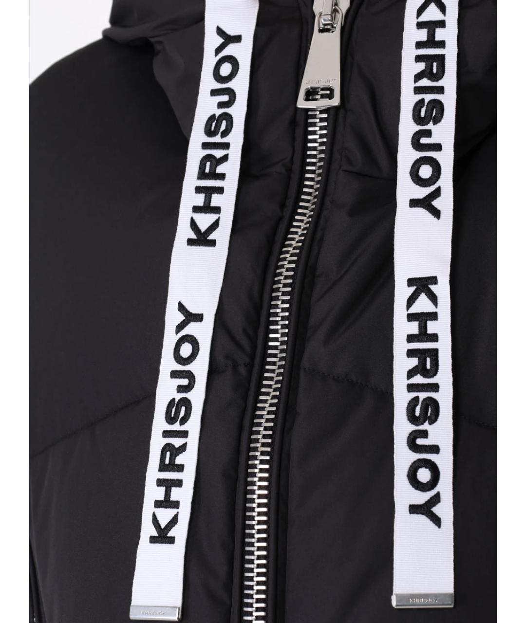 KHRISJOY Черный полиэстеровый жилет, фото 5