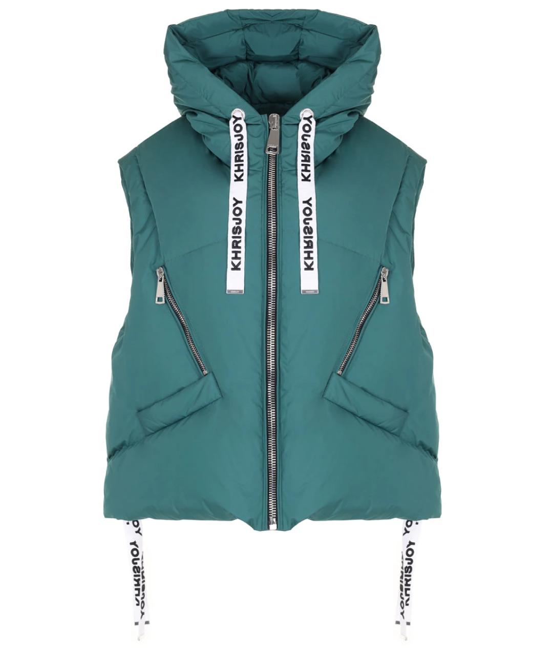 KHRISJOY Зеленый жилет, фото 1