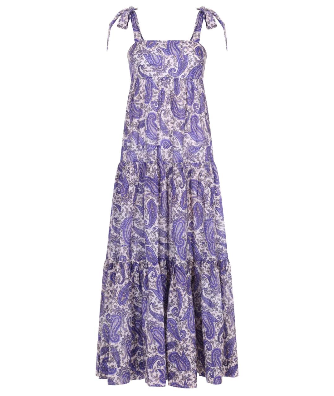 ZIMMERMANN Фиолетовый хлопковый сарафан, фото 1