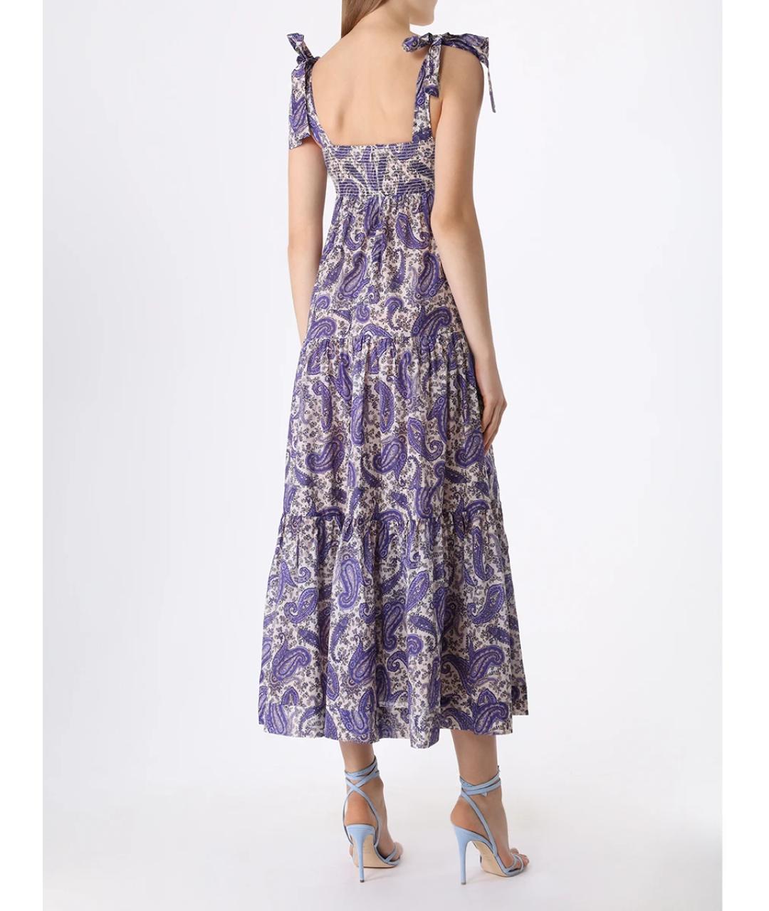 ZIMMERMANN Фиолетовый хлопковый сарафан, фото 3