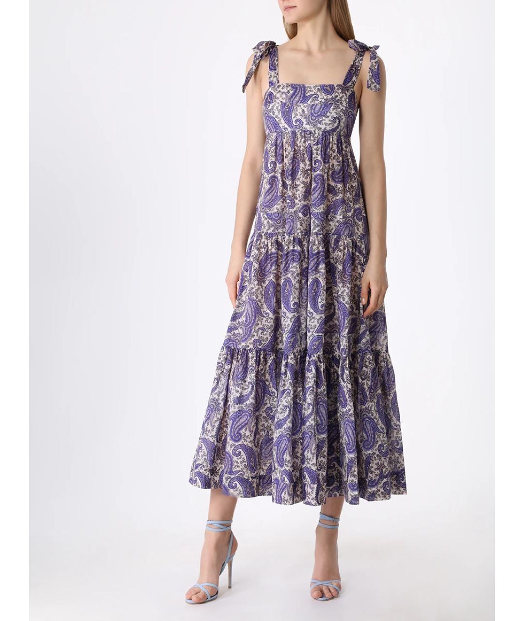 ZIMMERMANN Фиолетовый хлопковый сарафан, фото 4