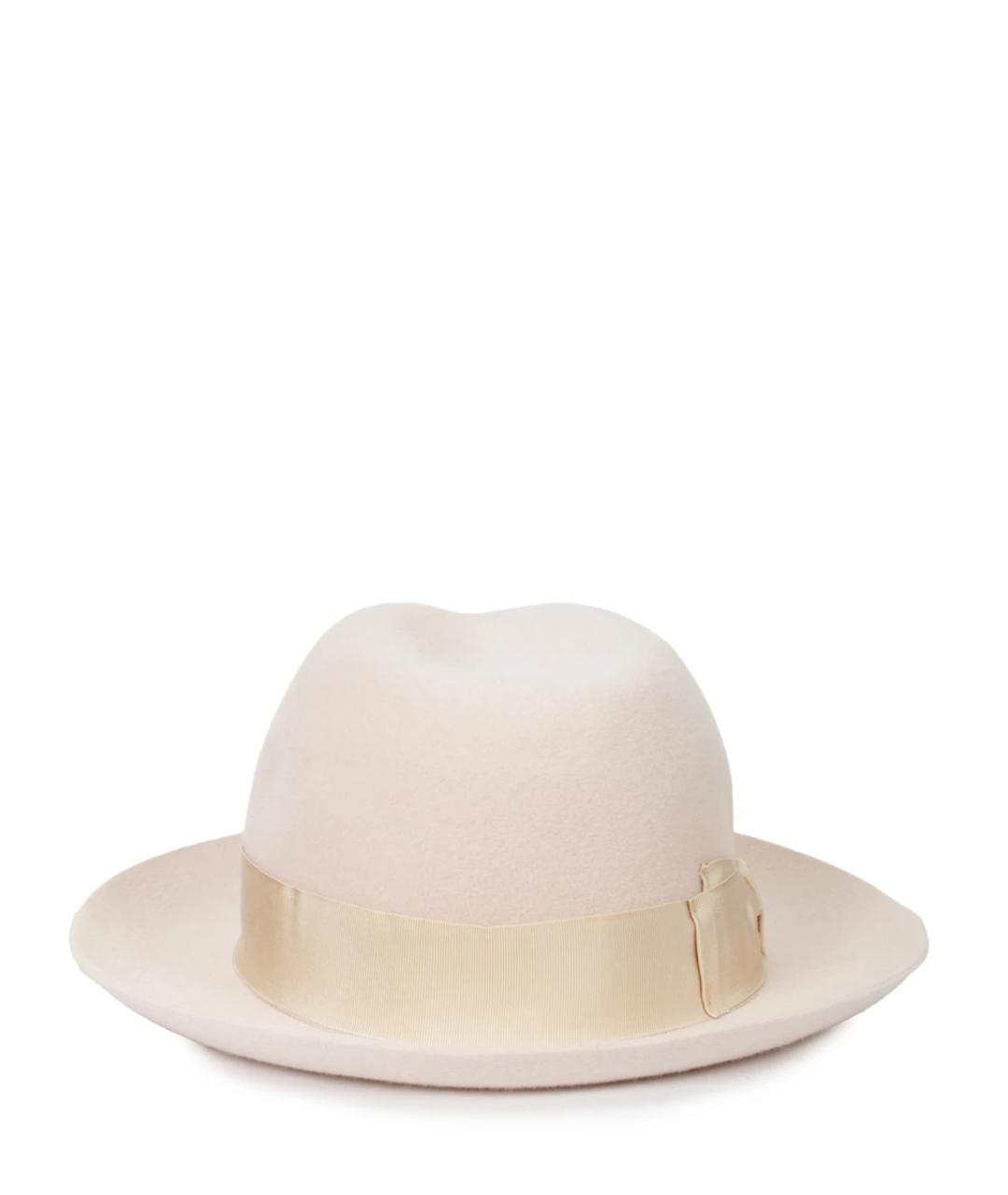 BORSALINO Бежевая шерстяная шляпа, фото 2