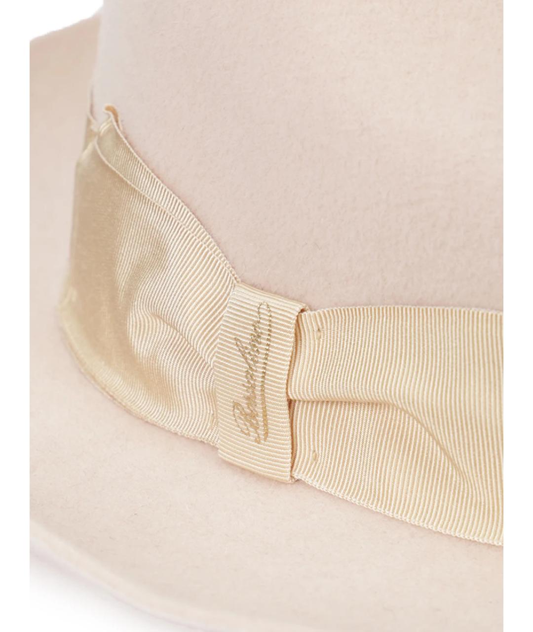 BORSALINO Бежевая шерстяная шляпа, фото 3