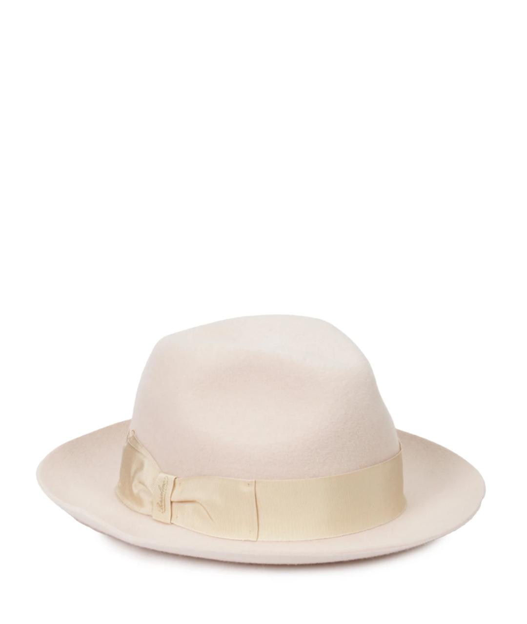 BORSALINO Бежевая шерстяная шляпа, фото 1