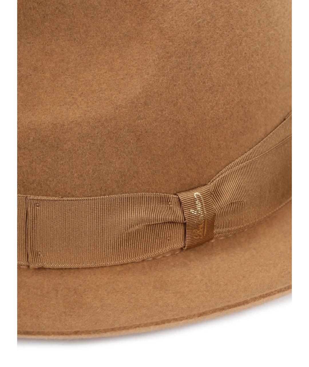 BORSALINO Бежевая шерстяная шляпа, фото 3