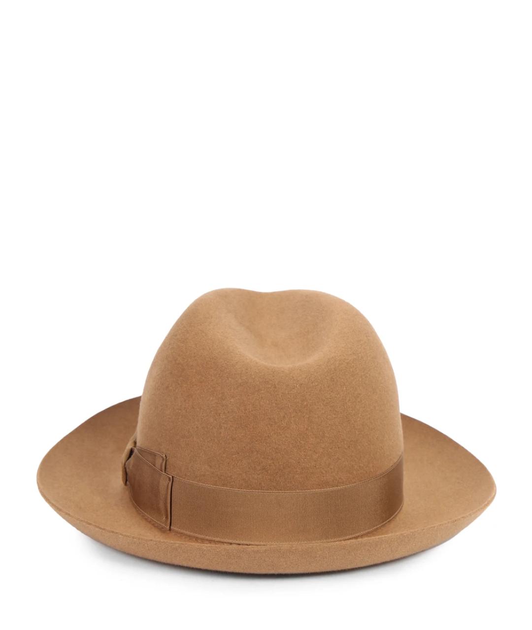 BORSALINO Бежевая шерстяная шляпа, фото 2