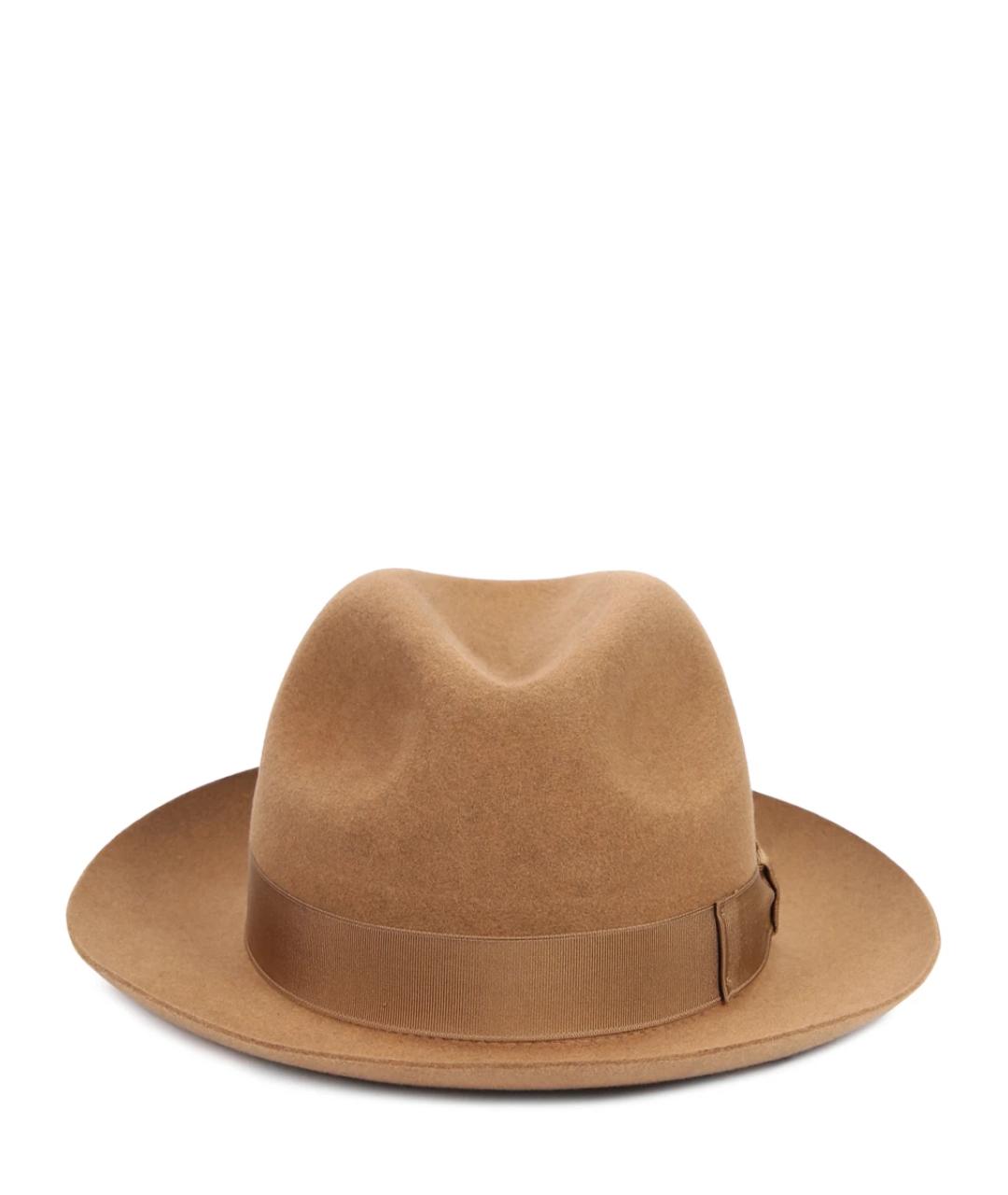 BORSALINO Бежевая шерстяная шляпа, фото 1