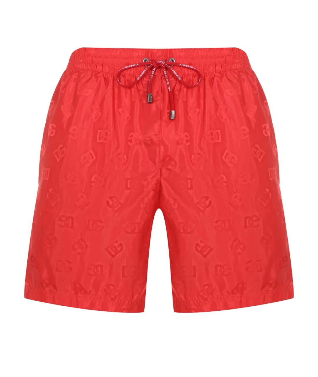 DOLCE&GABBANA Красные полиамидовые шорты, фото 1