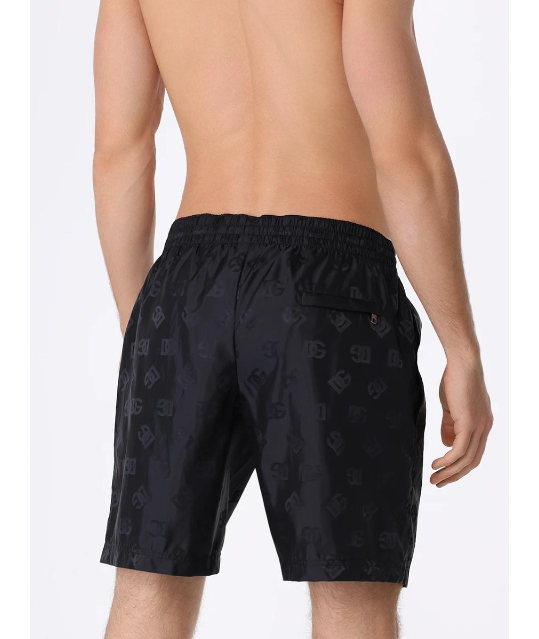 DOLCE&GABBANA Черные полиамидовые шорты, фото 3