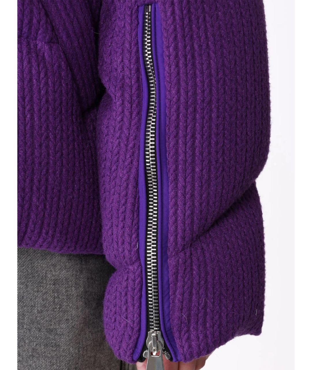 KHRISJOY Фиолетовый полиэстеровый пуховик, фото 5