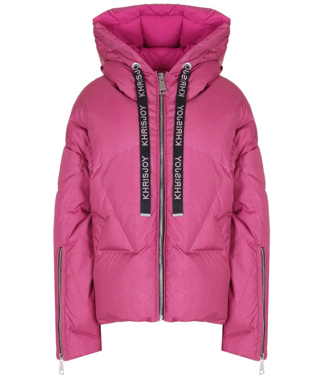 KHRISJOY Розовый полиэстеровый пуховик, фото 1