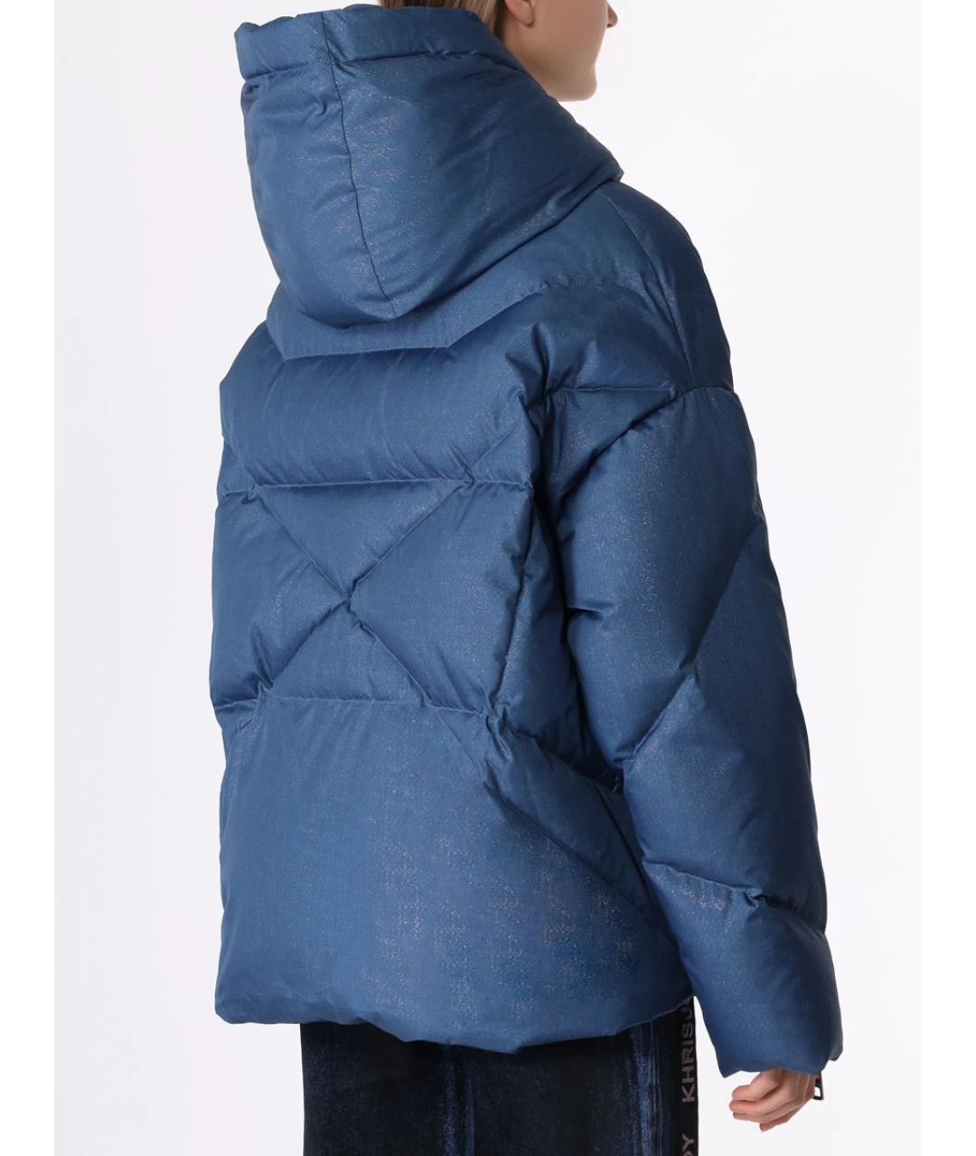 KHRISJOY Синий полиэстеровый пуховик, фото 3