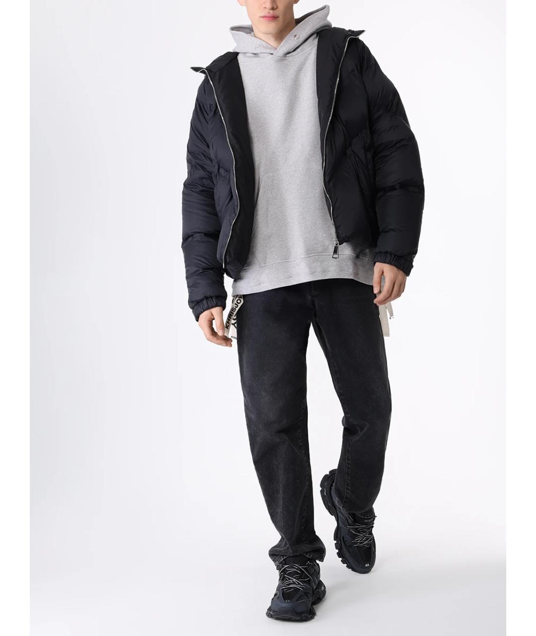 KHRISJOY Черный полиэстеровый пуховик, фото 2