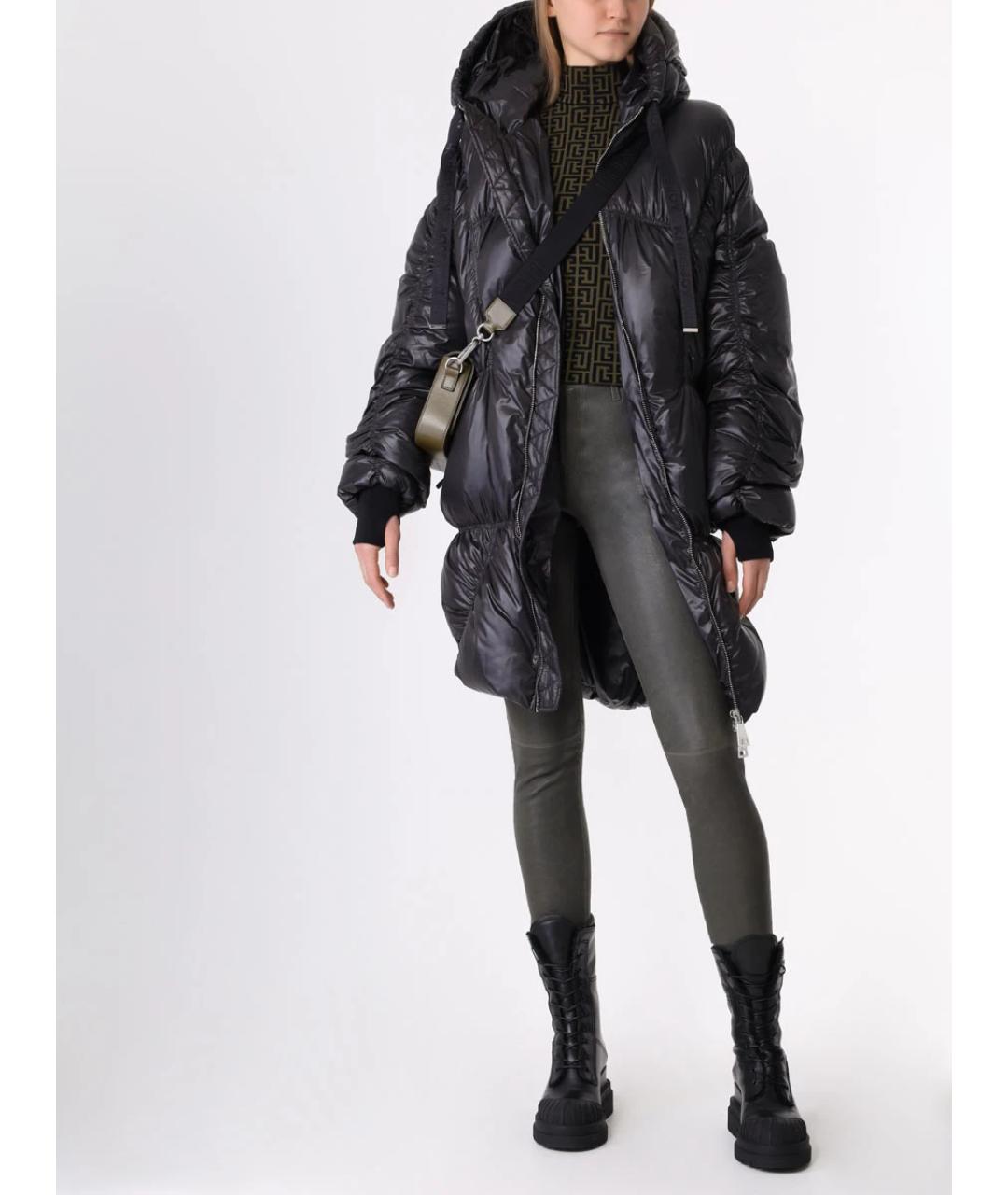 KHRISJOY Черный полиэстеровый пуховик, фото 2