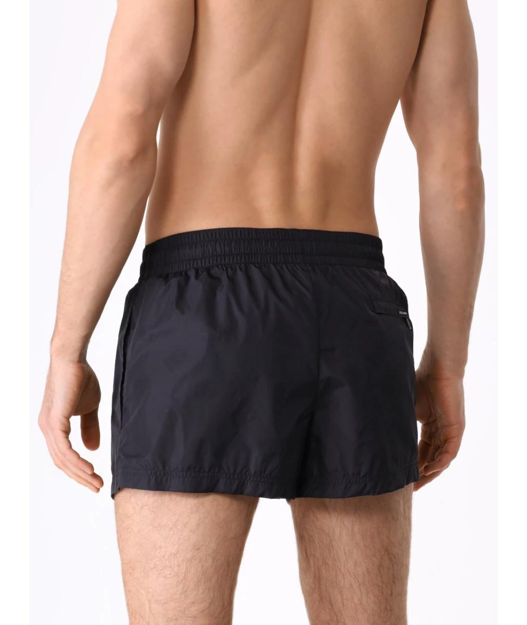 DOLCE&GABBANA Черные полиамидовые шорты, фото 3