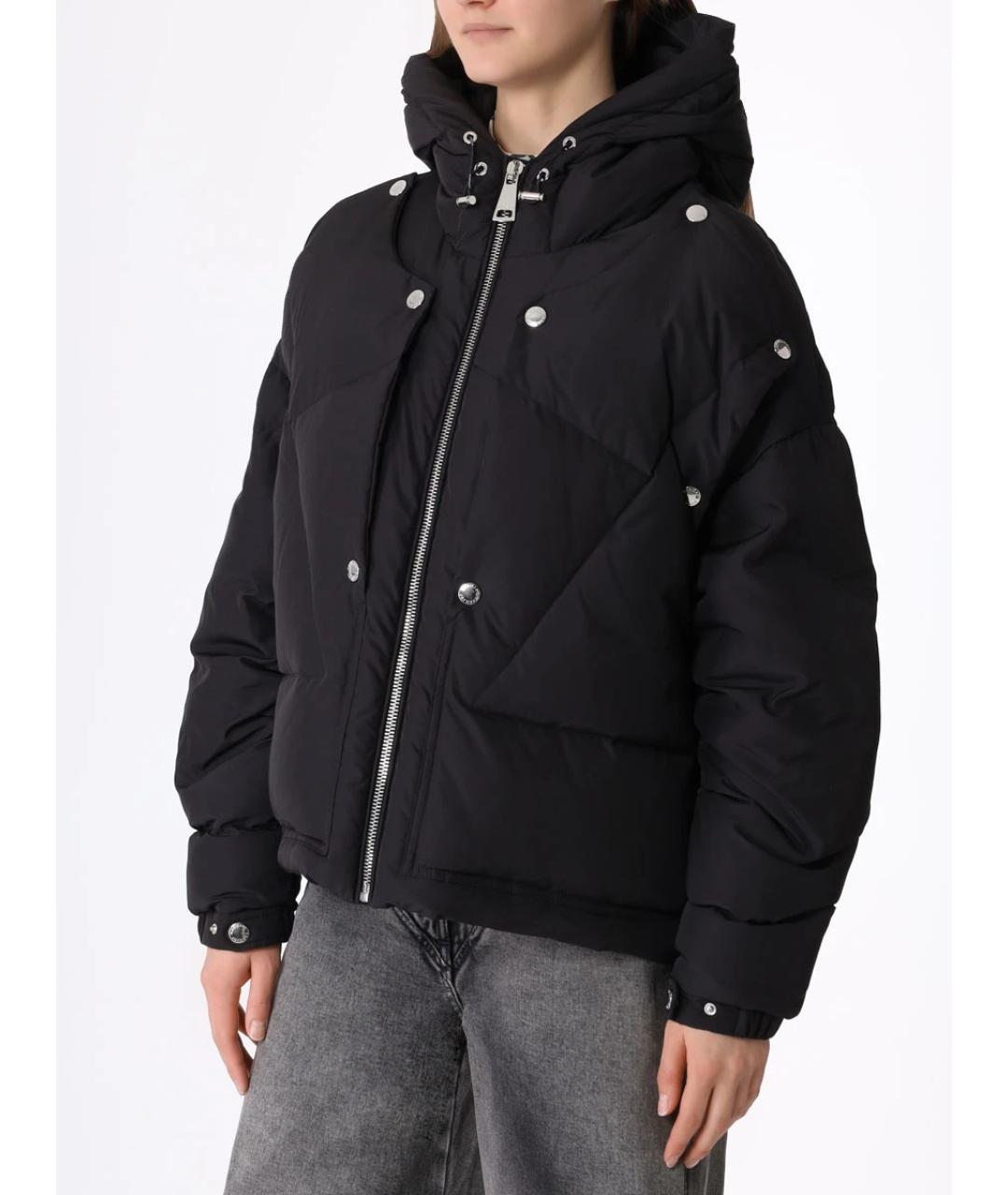 KHRISJOY Черный полиэстеровый пуховик, фото 4