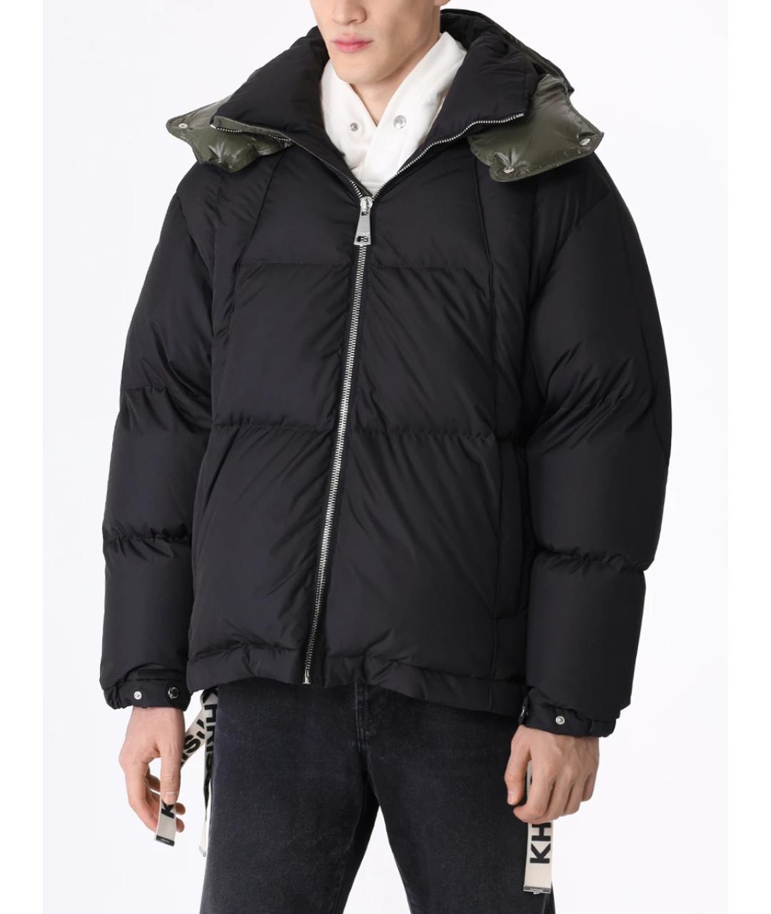 KHRISJOY Черный полиэстеровый пуховик, фото 4