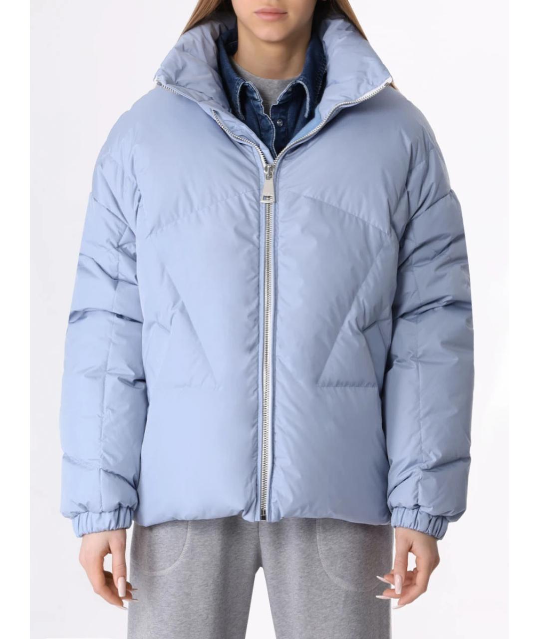 KHRISJOY Голубой полиэстеровый пуховик, фото 4