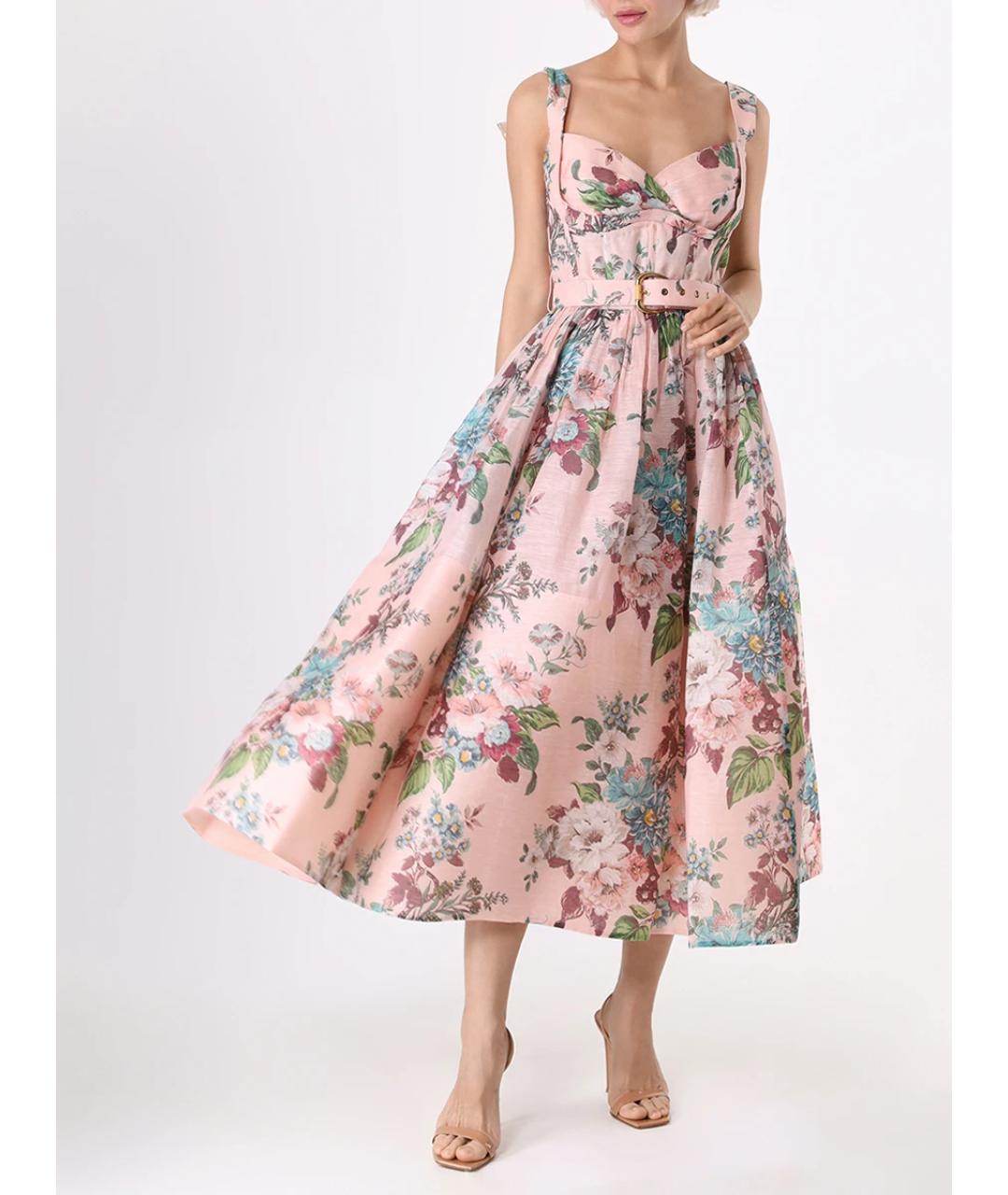 ZIMMERMANN Мульти льняной сарафан, фото 2