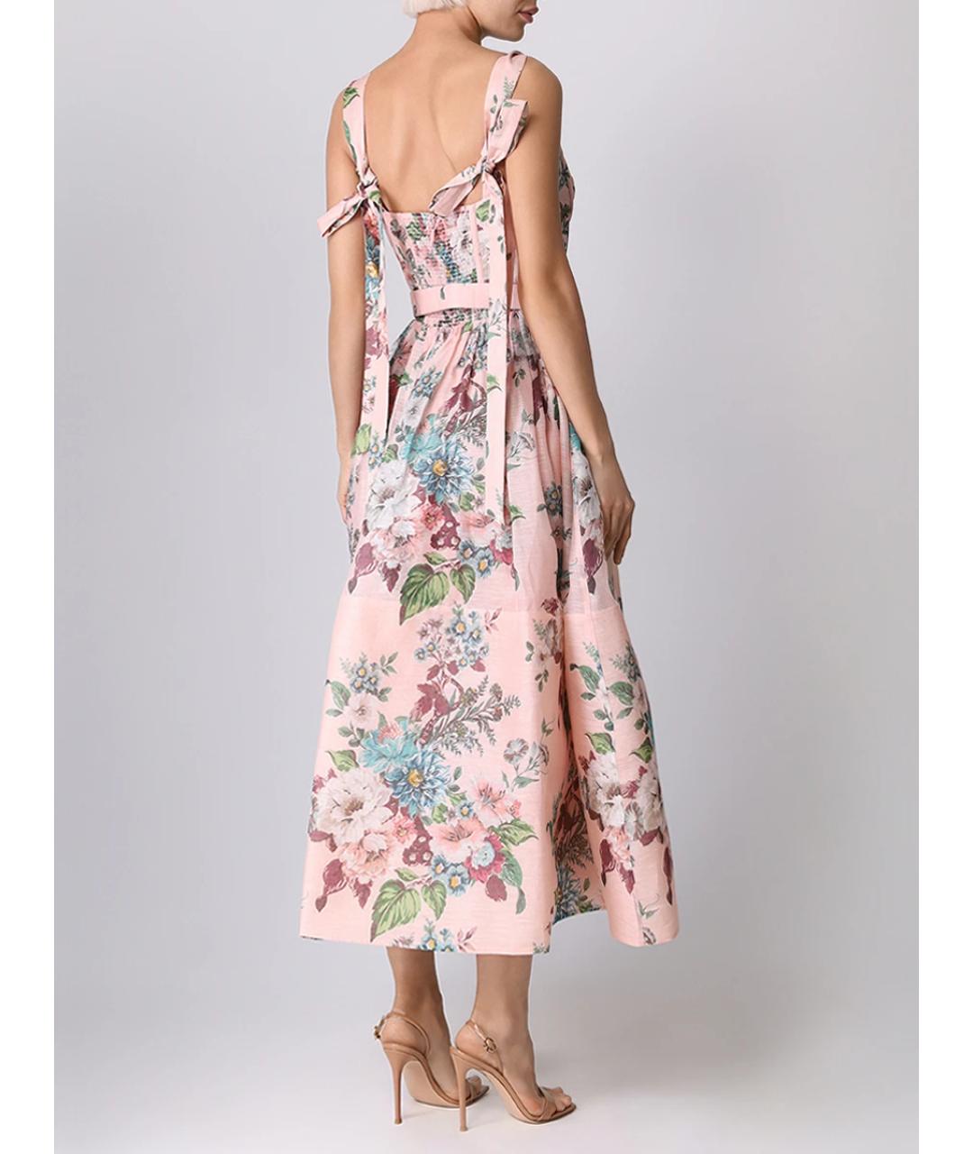 ZIMMERMANN Мульти льняной сарафан, фото 3