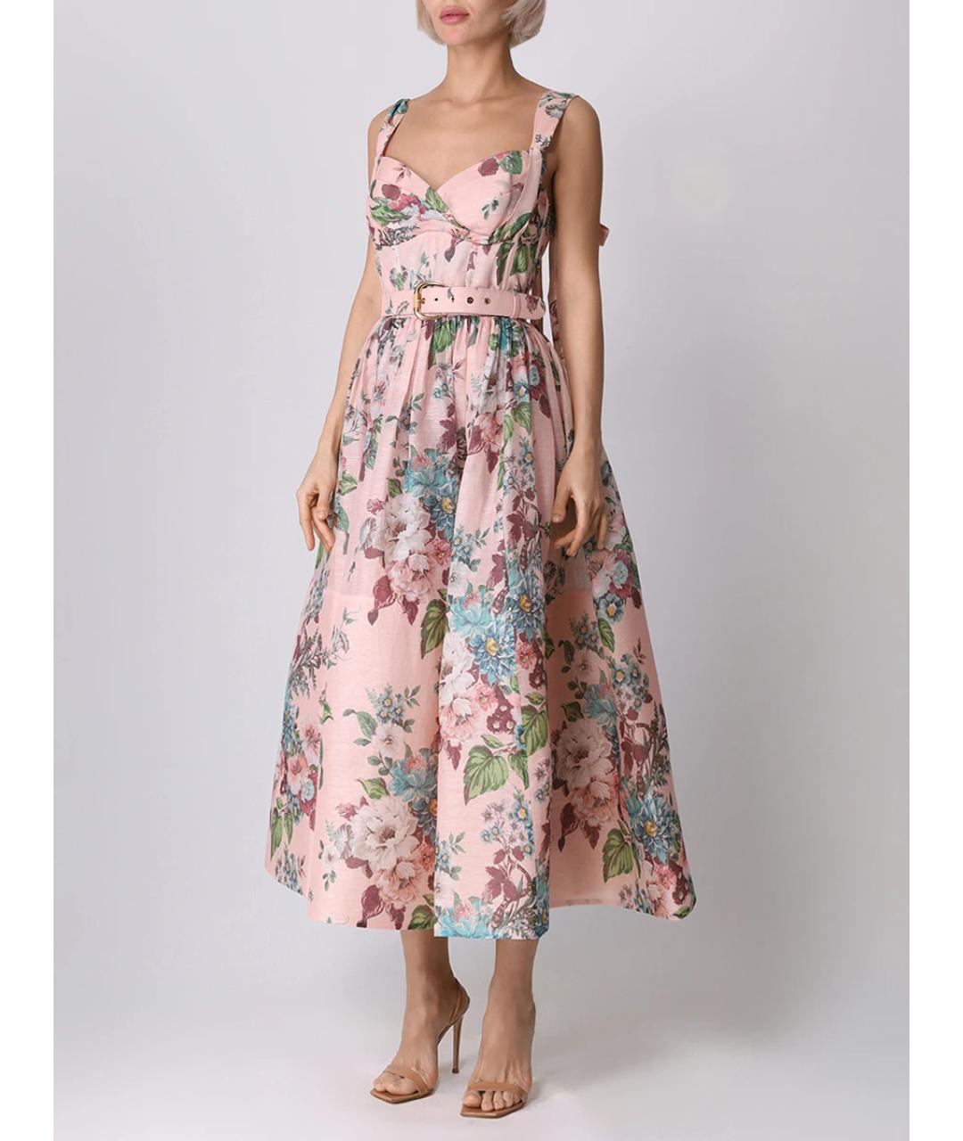 ZIMMERMANN Мульти льняной сарафан, фото 4