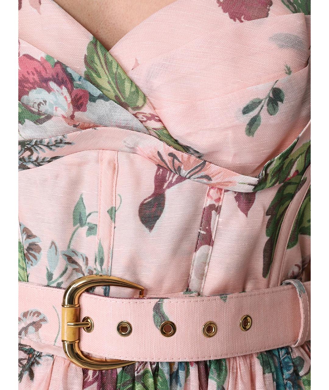 ZIMMERMANN Мульти льняной сарафан, фото 5