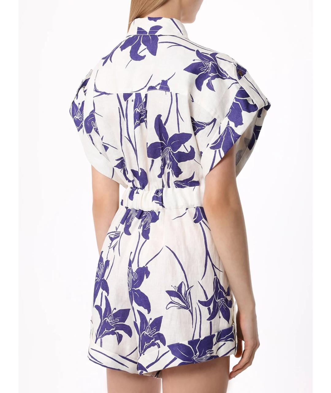 ZIMMERMANN Мульти льняной комбинезон, фото 3