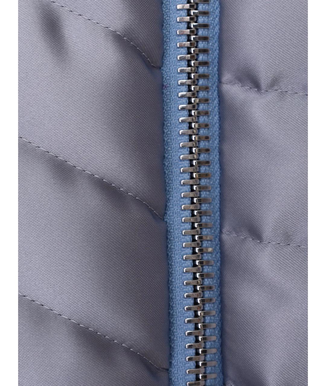 KHRISJOY Голубая полиэстеровая куртка, фото 6