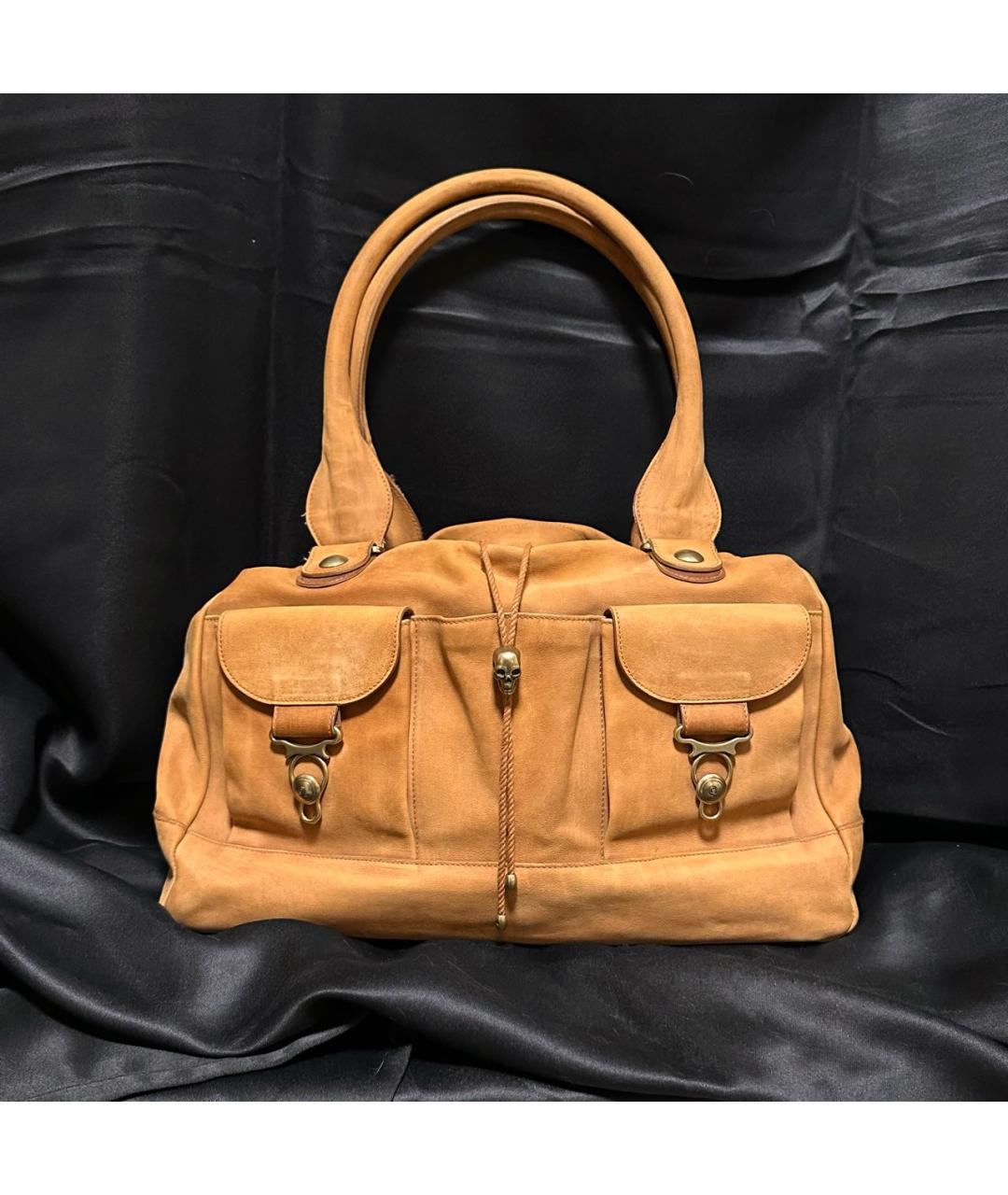 ALEXANDER MCQUEEN Бежевая сумка с короткими ручками, фото 9