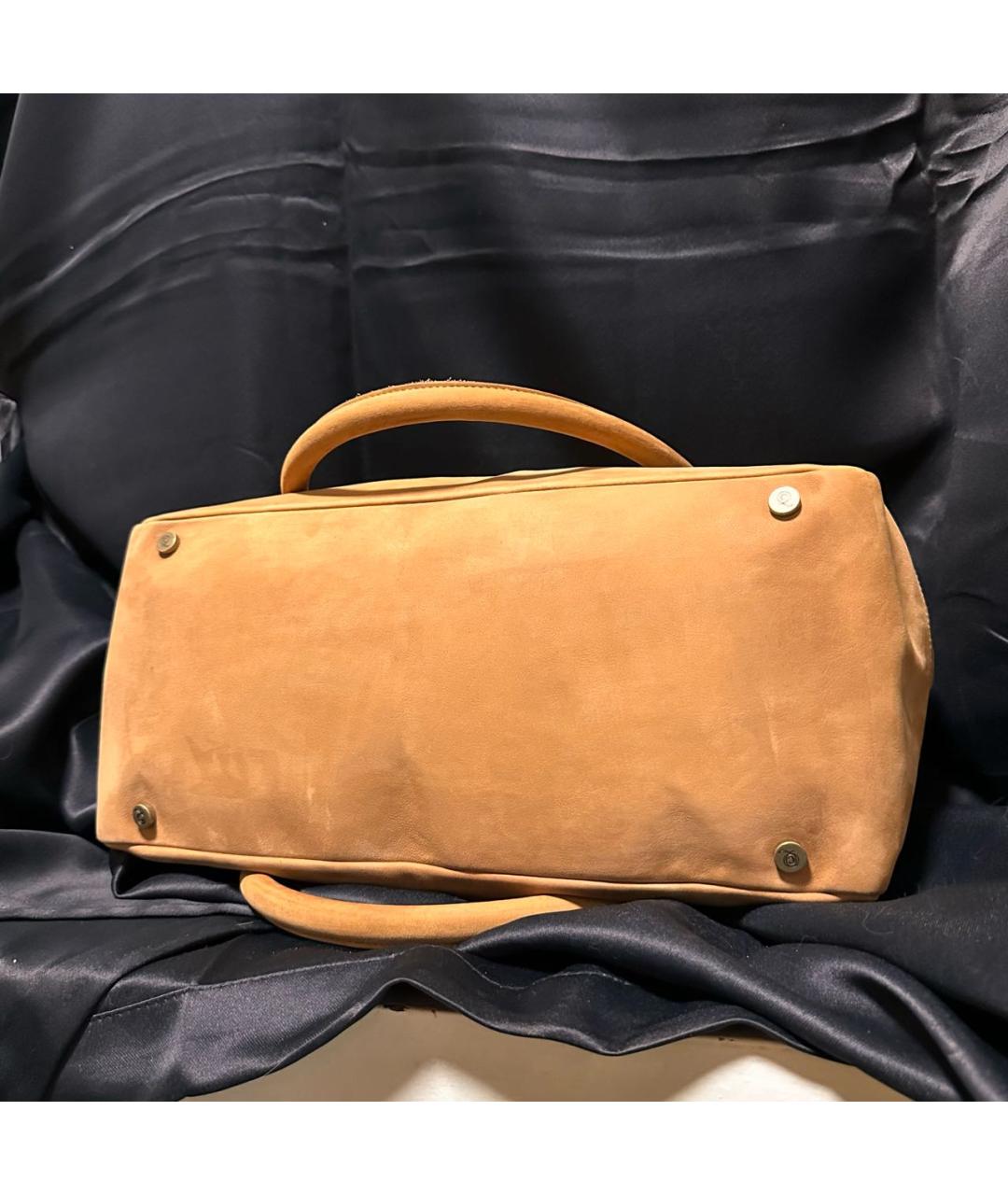 ALEXANDER MCQUEEN Бежевая сумка с короткими ручками, фото 3