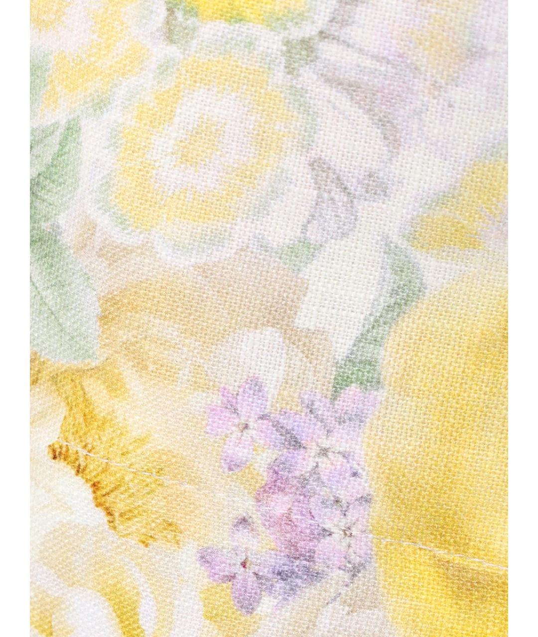 ZIMMERMANN Мульти льняные шорты, фото 6