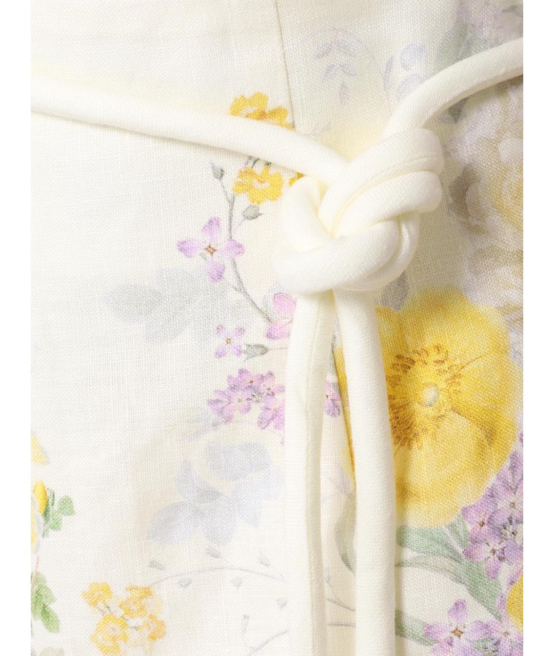 ZIMMERMANN Мульти льняные шорты, фото 5