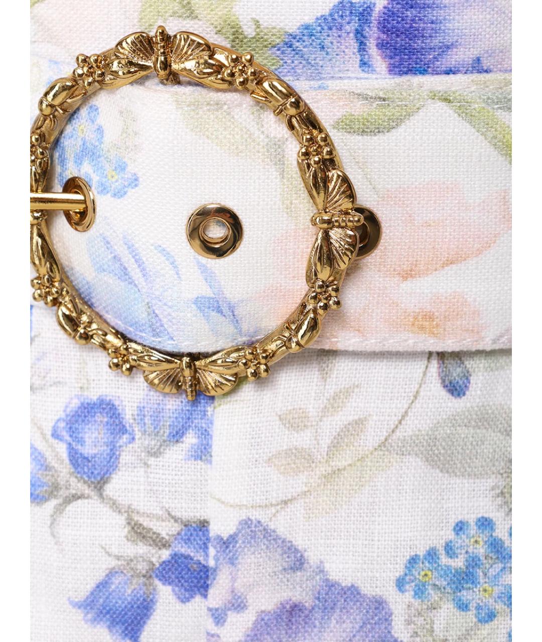 ZIMMERMANN Мульти льняные шорты, фото 5