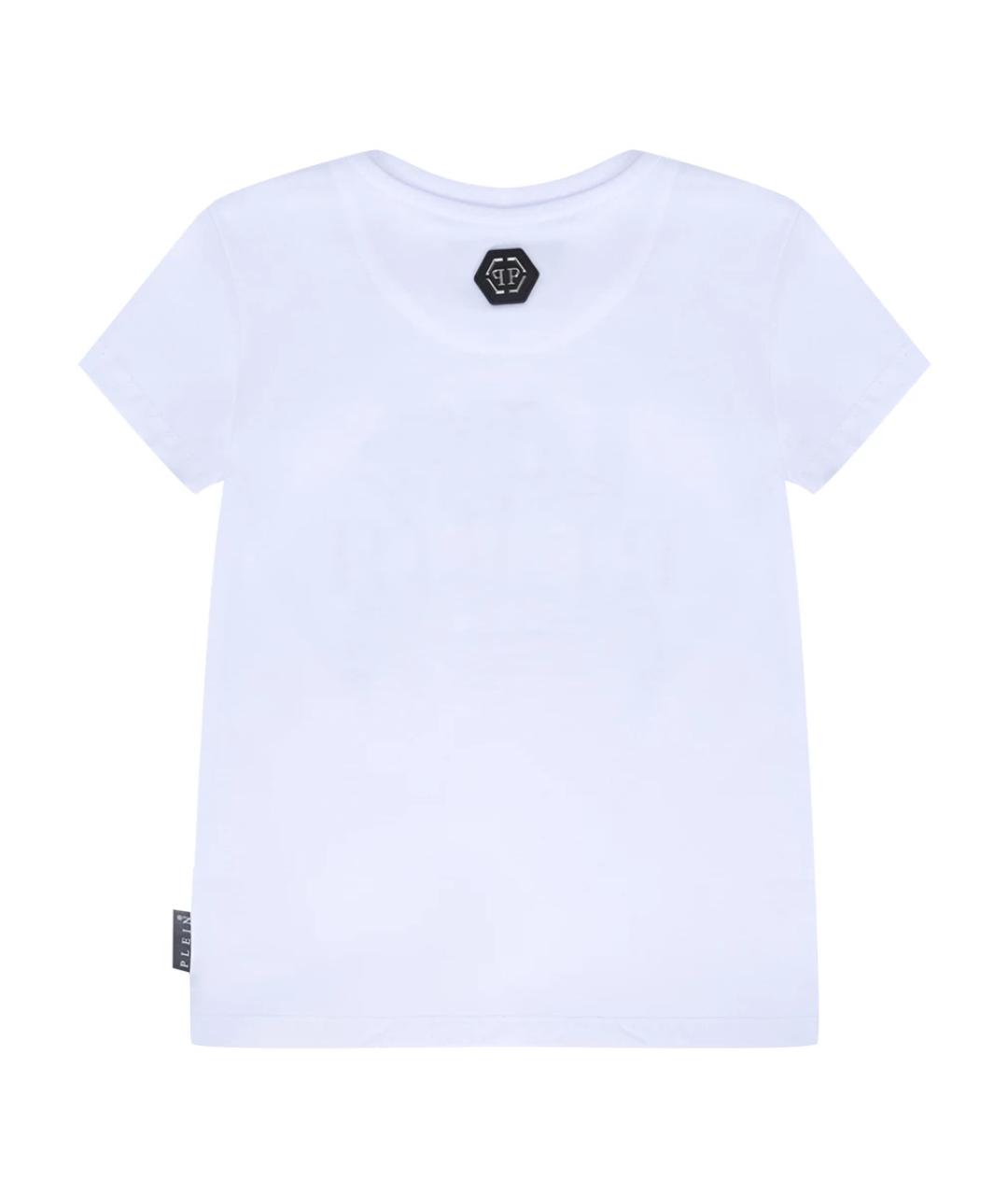 PHILIPP PLEIN Белый хлопковый детская футболка / топ, фото 2