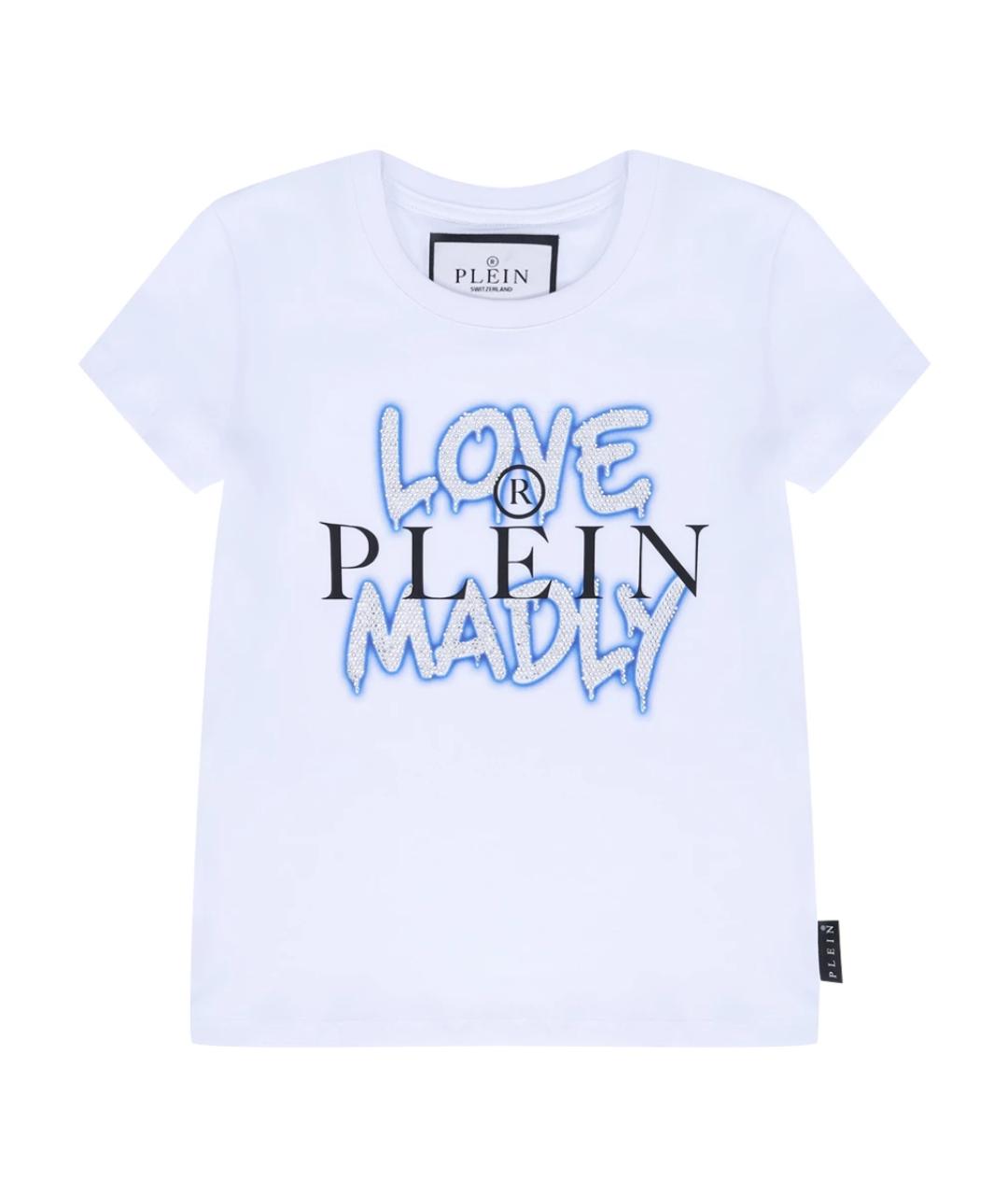 PHILIPP PLEIN Белый хлопковый детская футболка / топ, фото 1