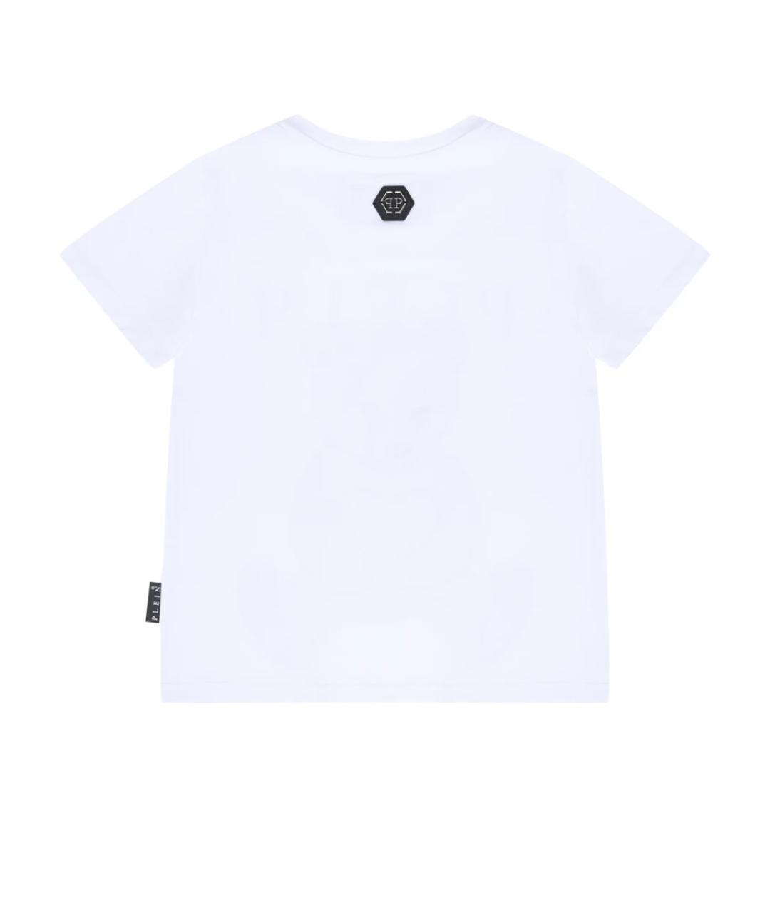 PHILIPP PLEIN Белый хлопковый детская футболка / топ, фото 2
