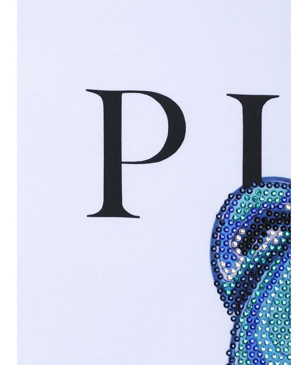 PHILIPP PLEIN Белый хлопковый детская футболка / топ, фото 4