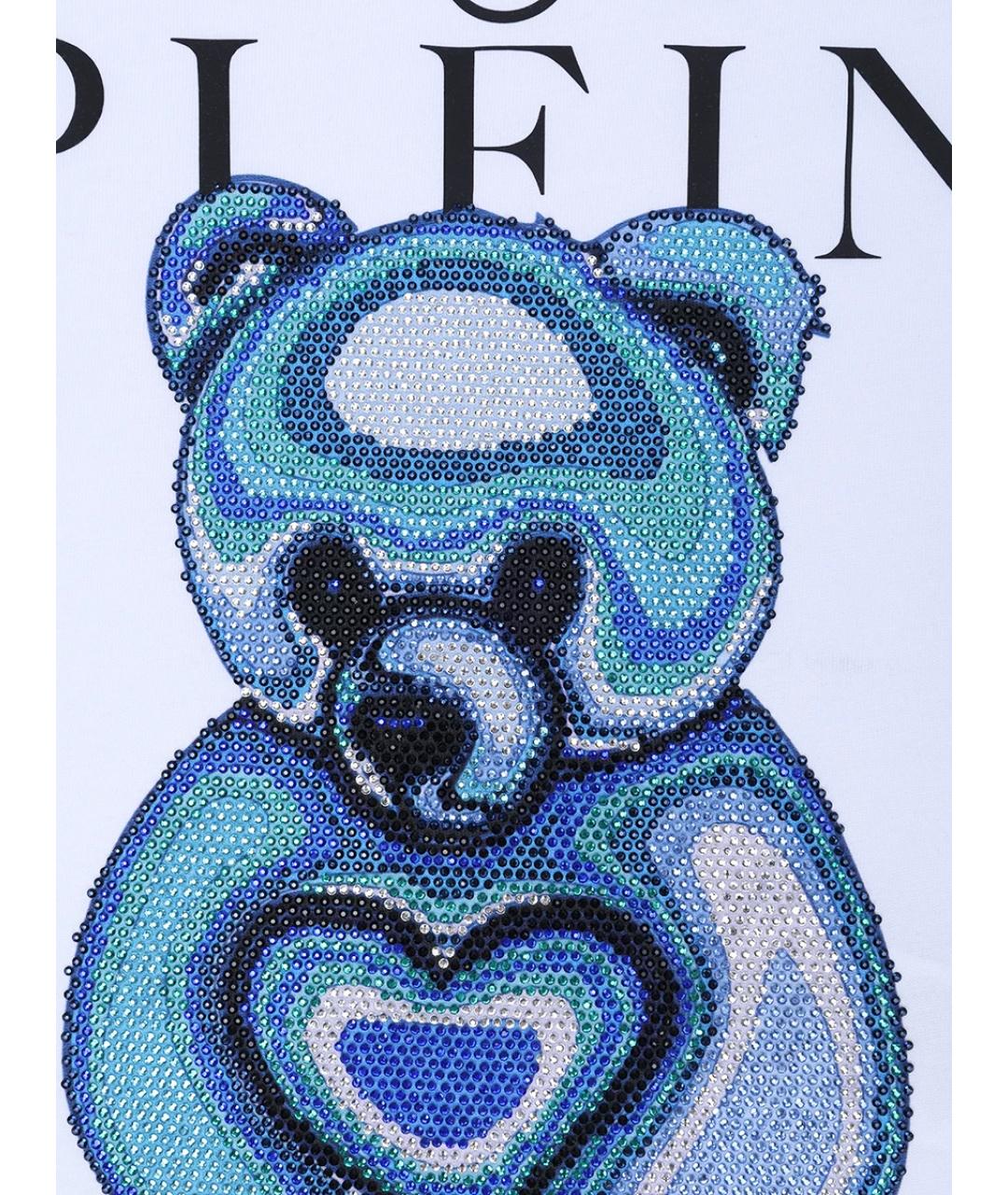 PHILIPP PLEIN Белый хлопковый детская футболка / топ, фото 3