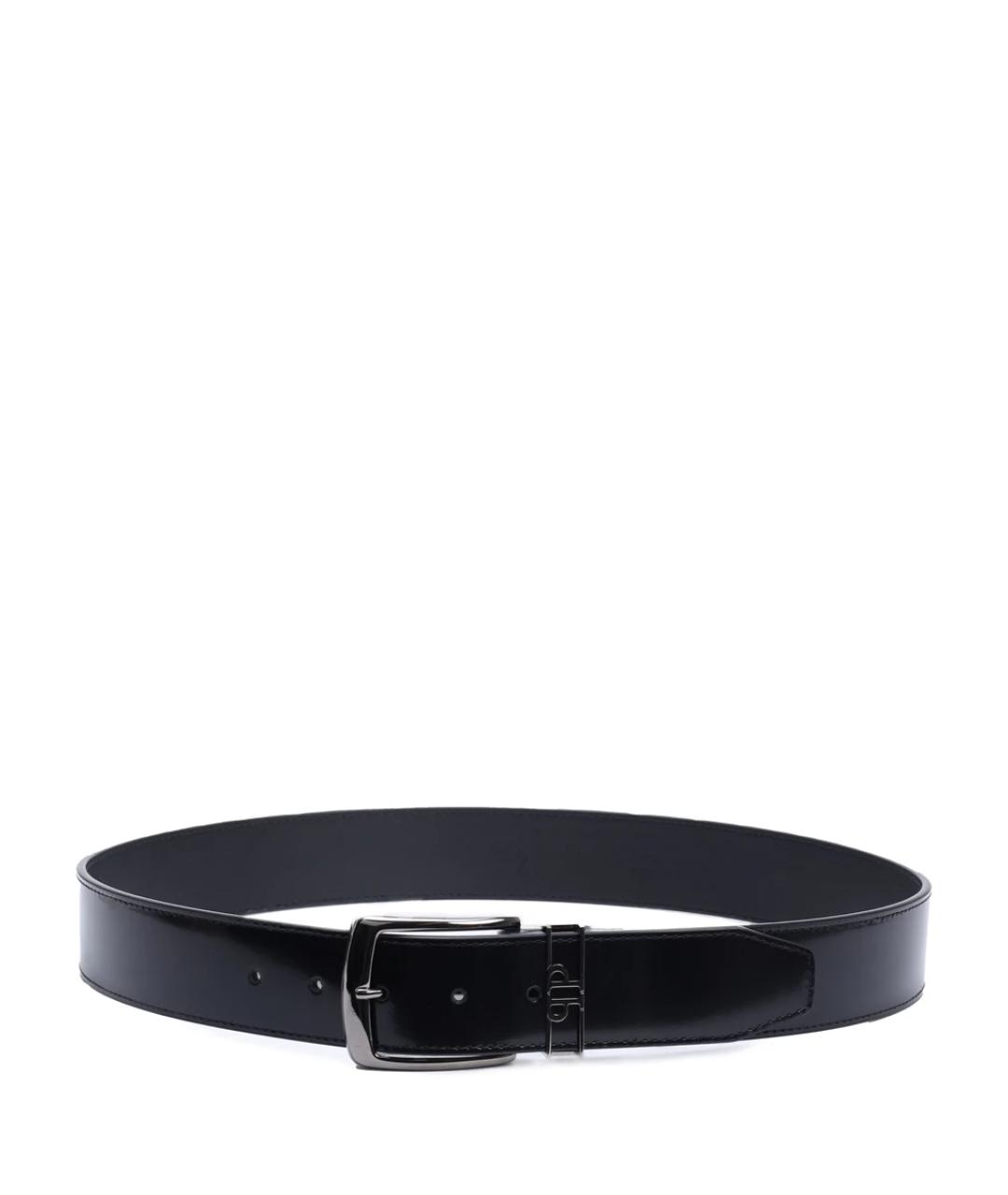PHILIPP PLEIN Черный кожаный ремень, фото 2