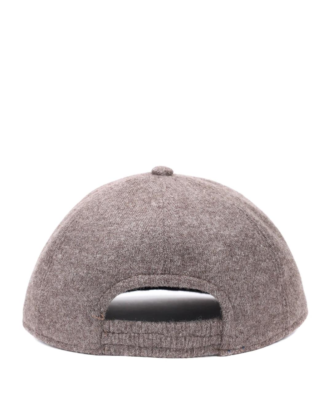 SVEVO Коричневая кашемировая кепка/бейсболка, фото 2