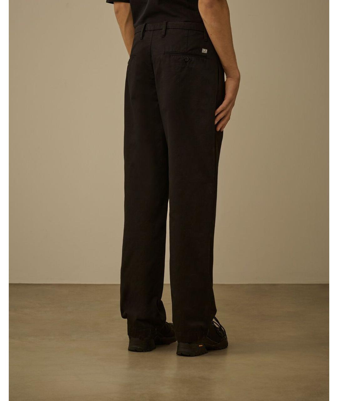 CP COMPANY Черные хлопковые повседневные брюки, фото 3