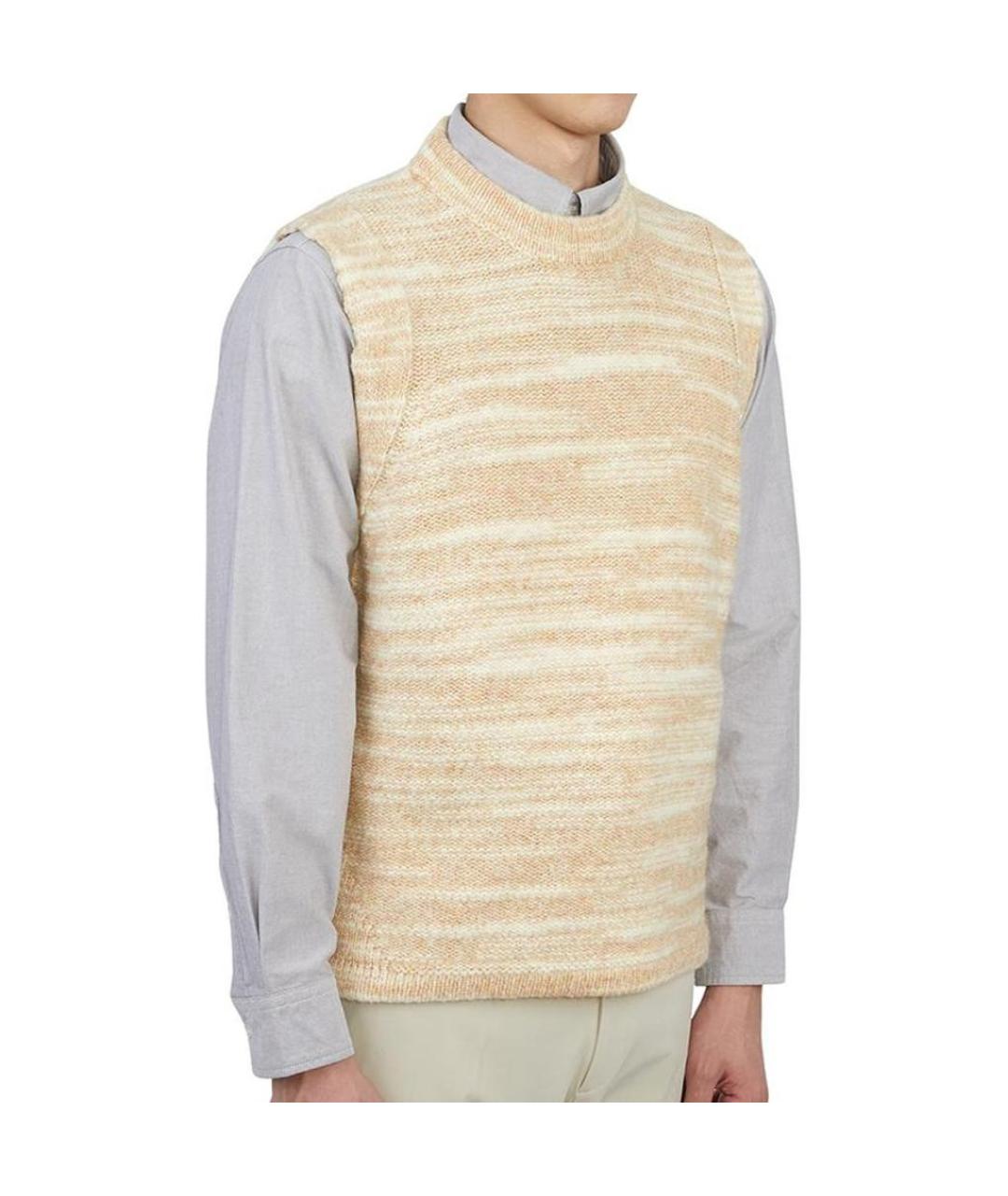 STONE ISLAND Бежевый жилет, фото 4