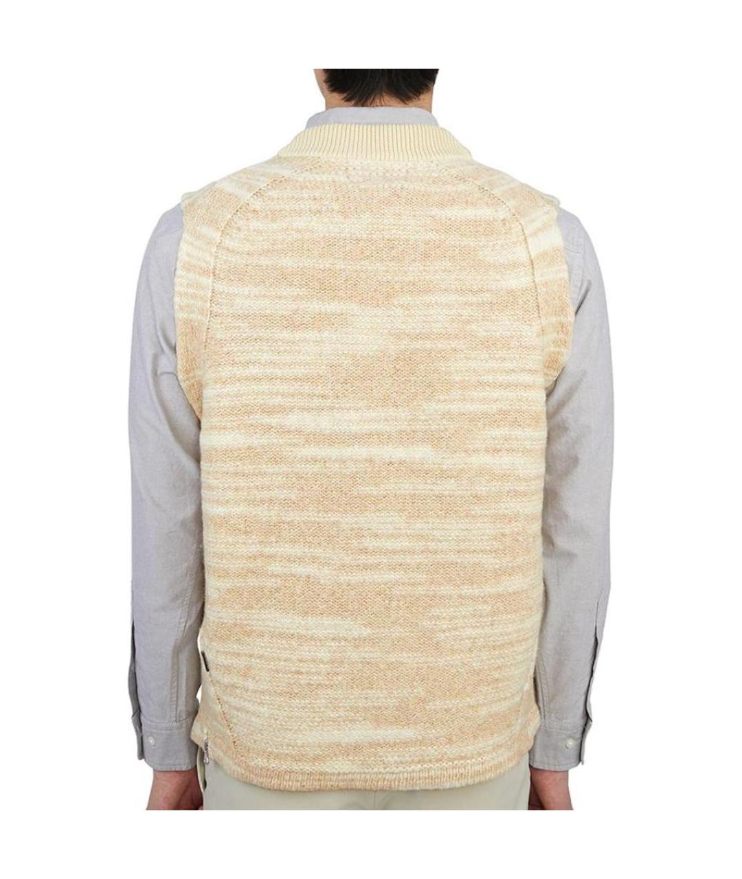 STONE ISLAND Бежевый жилет, фото 5