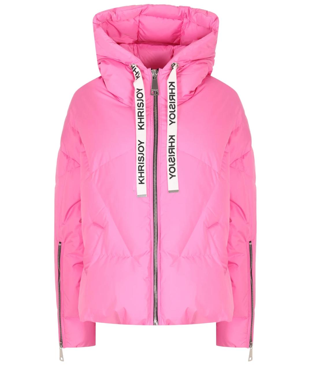 KHRISJOY Розовый полиэстеровый пуховик, фото 1