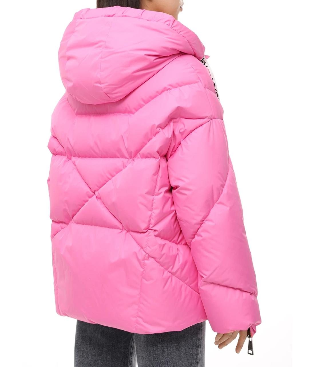 KHRISJOY Розовый полиэстеровый пуховик, фото 3